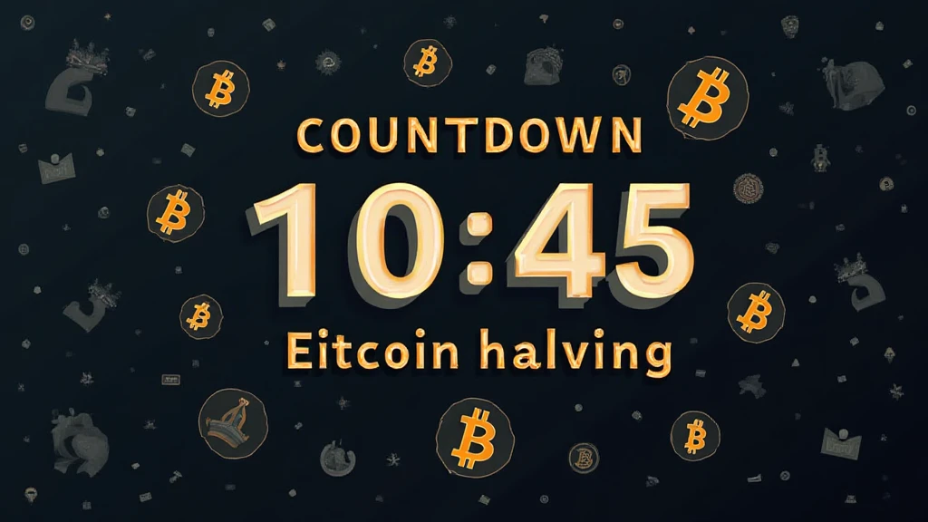 Bitcoin Halving countdown timer