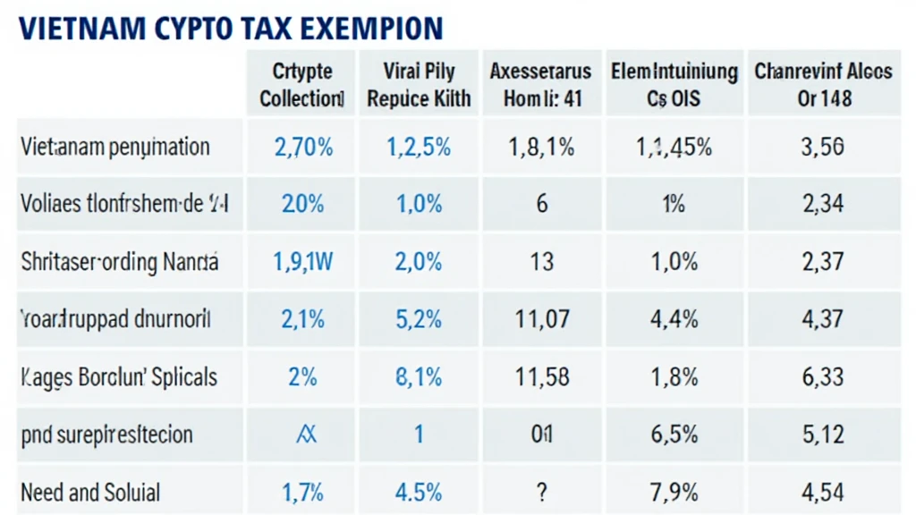 Vietnam crypto tax exemption categories