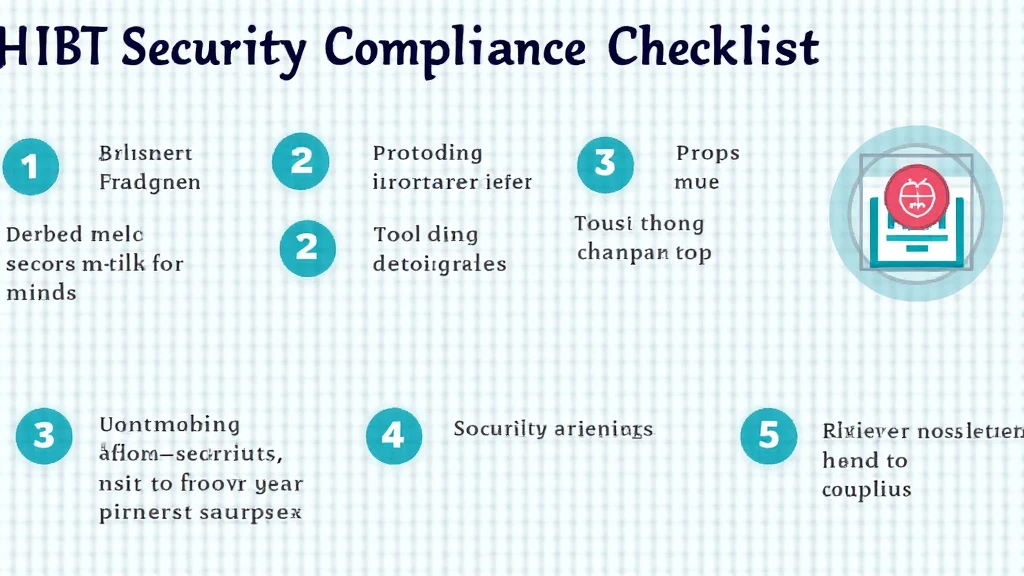 HIBT security compliance checklist