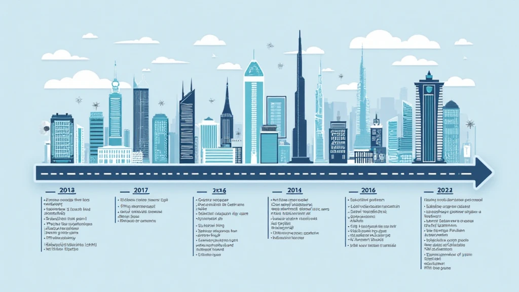 Dubai real estate blockchain adoption timeline