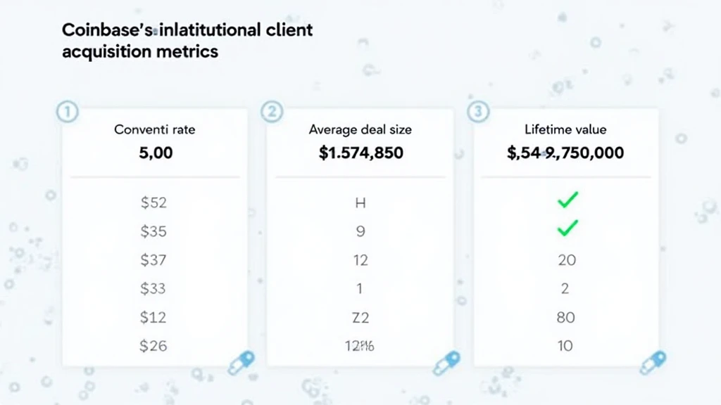 Coinbase institutional client acquisition metrics