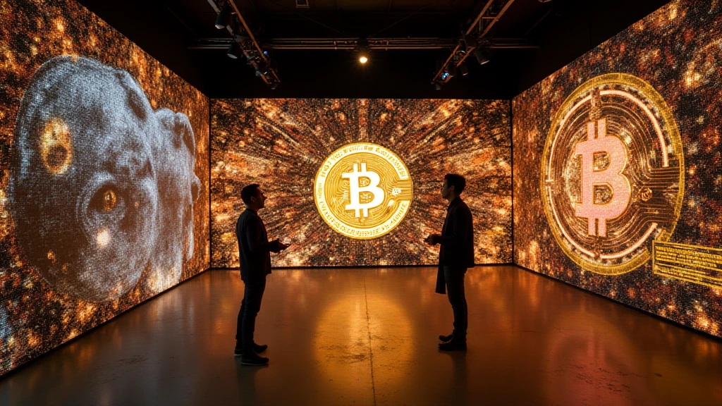 Bitcoin interactive art Vietnam