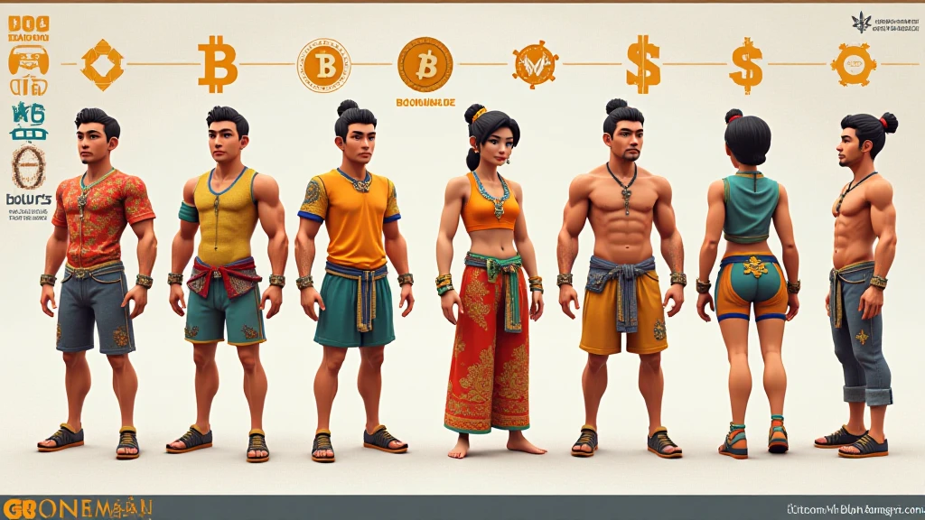 Bitcoin 3D avatar models Vietnam