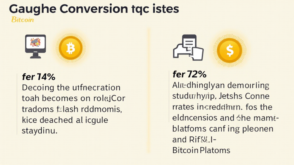 Bitcoin conversion rate optimization