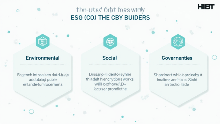 2025 HIBT ESG Scoring Frameworks: A Guide to Sustainable Crypto Investments