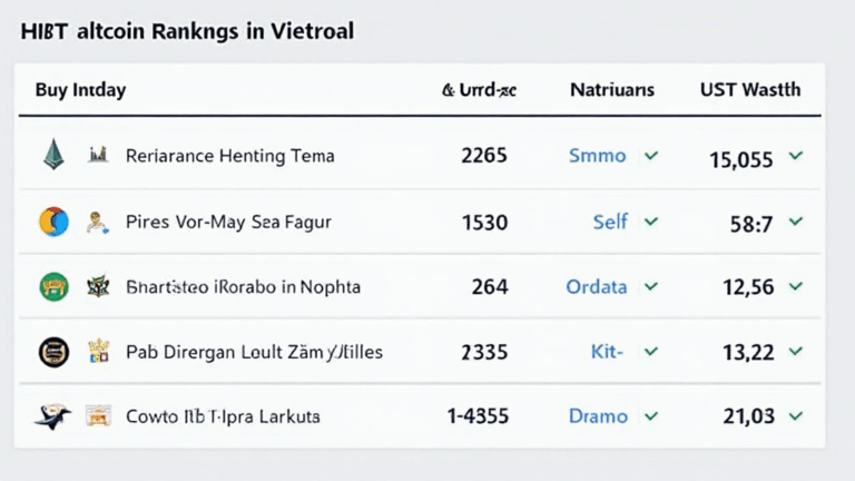 2025 HIBT Altcoin Rankings in Vietnam: The Future of Digital Assets
