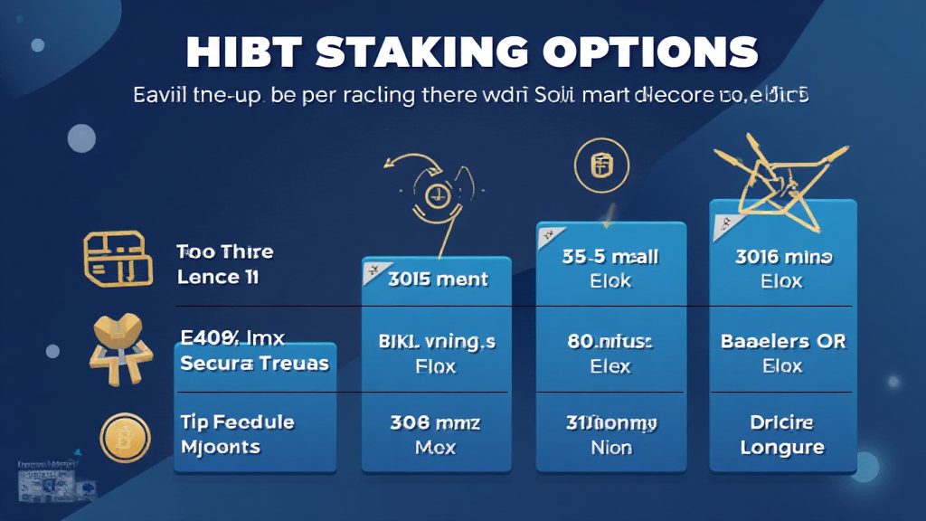 HiBT staking options